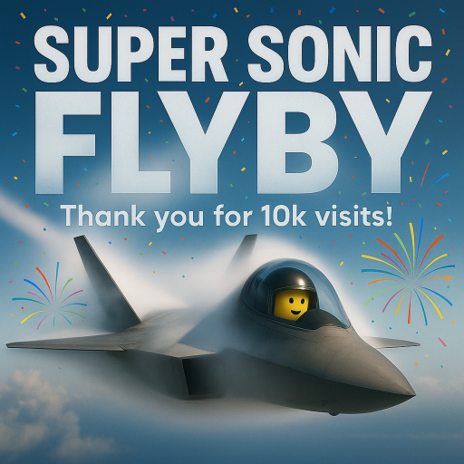 Super Sonic Flyby Simulator [NEW PLANE & MORE!]