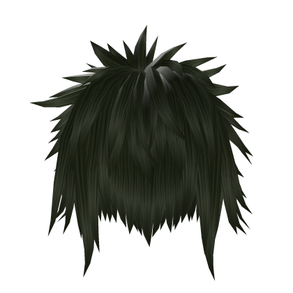 Long Shaggy Spiky Emo Green Hair Roblox item