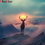 deer and sky