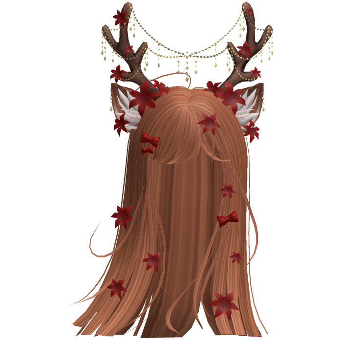 Ethereal Christmas Fairy Fawn Hair w/ Antlers