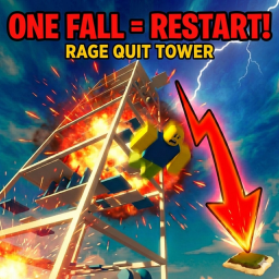 ⚠️ IMPOSSIBLE Rage Quit Tower (Obby)