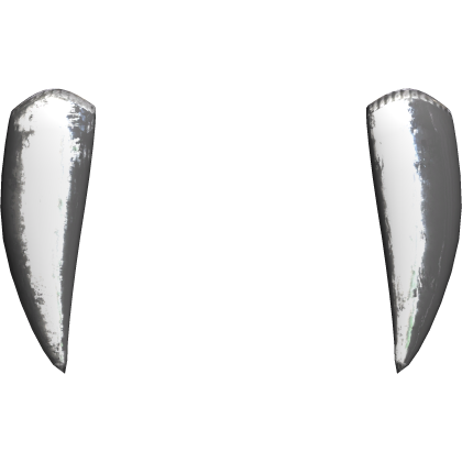 silver halloween vampire fang teeth