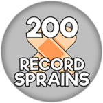 200 Record Sprains