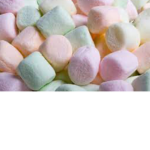 Colourful marshmallows