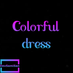 Colorful dress