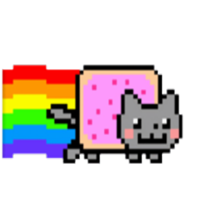 Nyan Cat (Transparent) Roblox decal