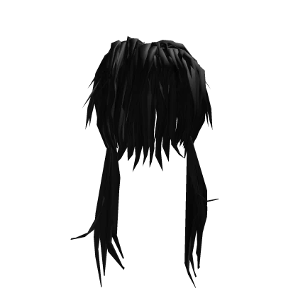 Visual Kei Rat Tail Cut (Black) Roblox item render