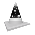 Voided Lava Lamp Traffic Cone