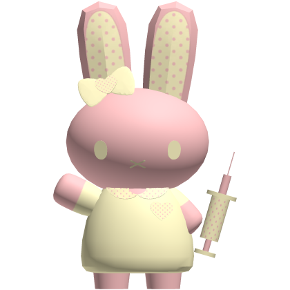 cute yellow polka dot pastel bunny background Roblox item