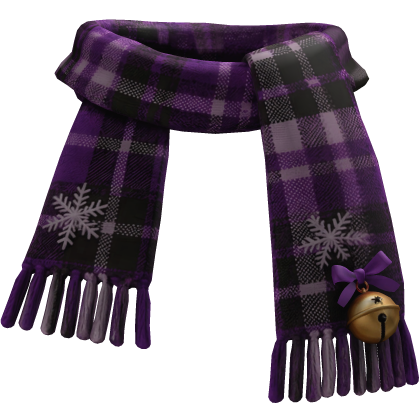 Purple Christmas Plaid Scarf 1.0 Roblox item