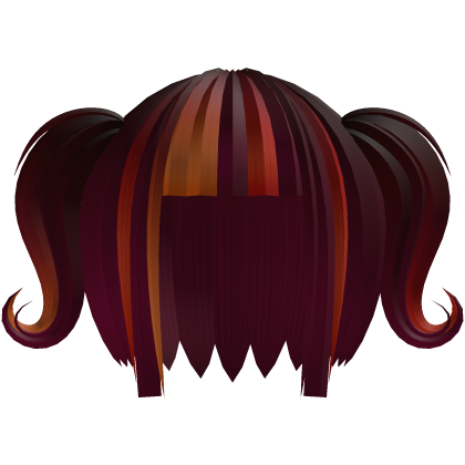 🍂⭑ Spectral Gothic Pigtails || Autumn Ombre
