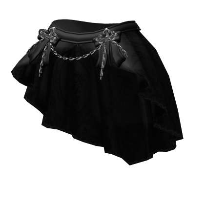 gothic victorian long ruffled skirt 3.0 black thumbnail