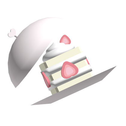sweet strawberry cake hat 🍰🍓