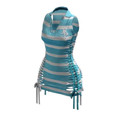 Braided Cutout Sleeveless Polo (Coconuts)