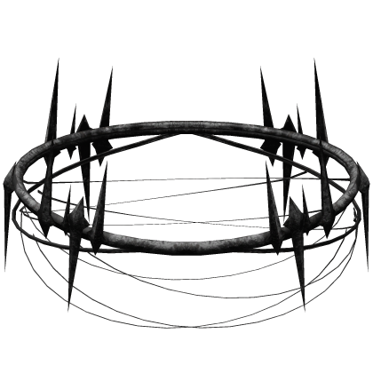 Black Gothic Void Rusty Halo Crown Roblox item
