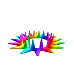 The Rainbow Holy Spikey Crown of The Gods