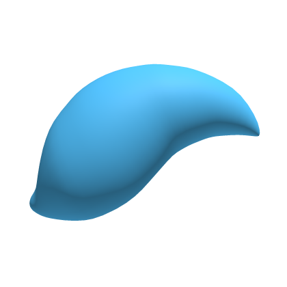 Blue Fluffy Cat Tail