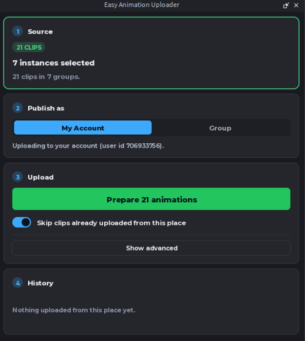 🎬Easy Animation Uploader preview 2