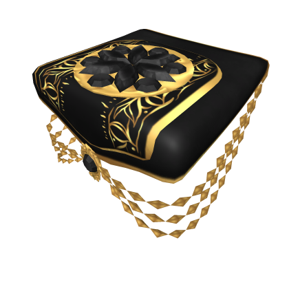 1.0 Royal shoulder pad (left) - black/gold