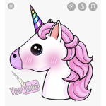 Fluffy Einhorn