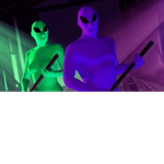 GREEN and PURPLE RACER COOKIES