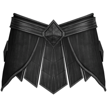 Black Spartan Armor Waist Roblox item