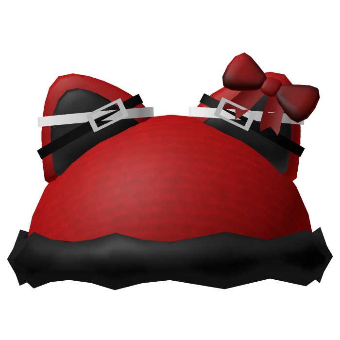 hat cat school red and black