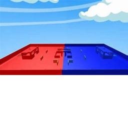 red vs blue battle ground!