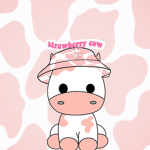 Pink cow strawberry army