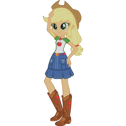 Applejack Equestria Girls MLP Cutout