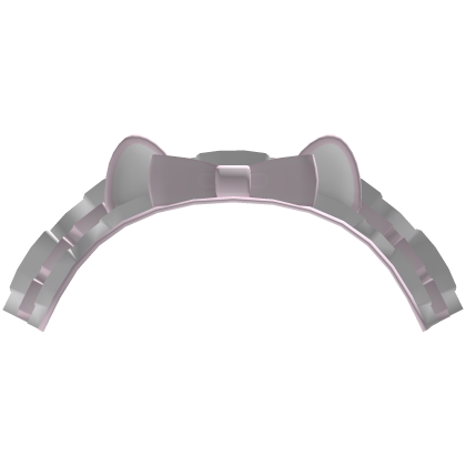 ꒰┊♡ kawaii kitty maid ruffle headdress in pink Roblox item