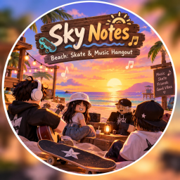 🛹 Sky Notes Beach: Skate & Music Hangout 🎶