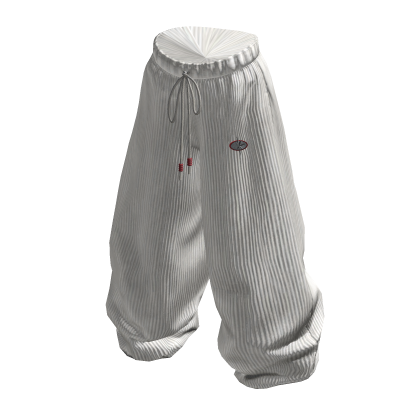 white corduroy training pants thumbnail