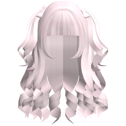  ♡ : pink pretty princess long curly hair  Roblox item