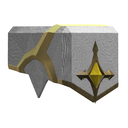 Royal Knight Left Shoulder - White Yellow