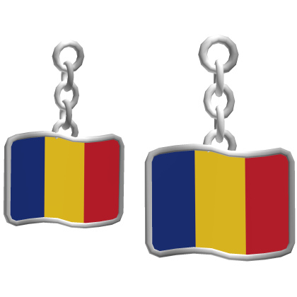 Romania Flag Earrings