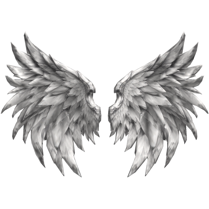 Big White Celestial Vanguard Angel Wings