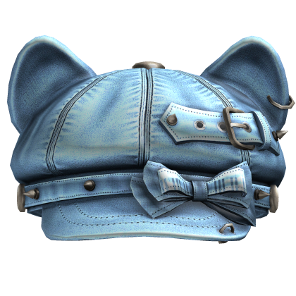 Kawaii Kitten Beret (Light Blue) Roblox item