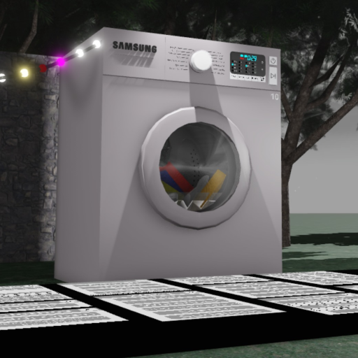 Big Samsung washer and dryer (REMAKE) official Roblox game thumbnail