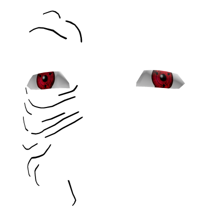 Obito's Sharingan (for man face) Roblox item