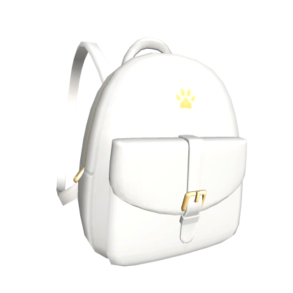 Miau Cute Backpack 3.0 White Roblox item