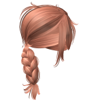 Strawberry blonde braid