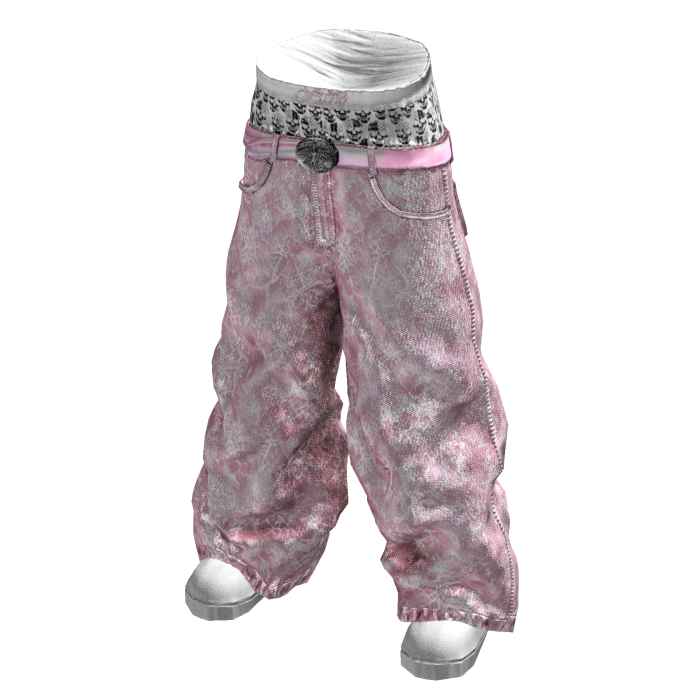 Saggy Skull Boxer Jeans