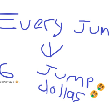 every jump = 6 jumpdollas