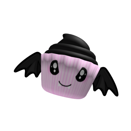 . ‿ ♡BOO! spooky vampire bat cupcake snack Roblox item