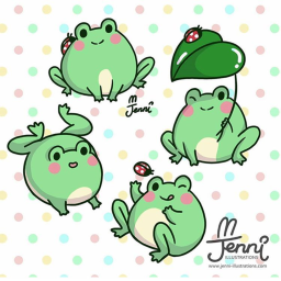 Froggy army hangout!