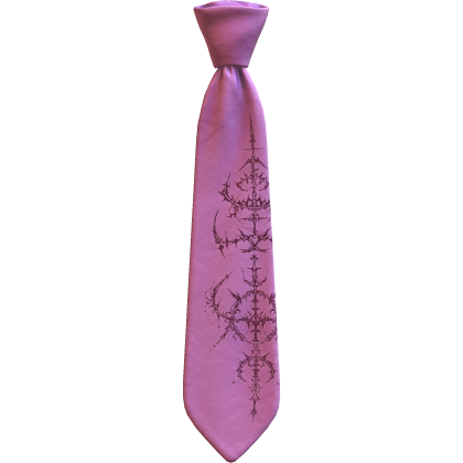 Pink Cybersigilism Tie 1.0