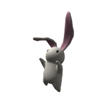 Cute Climbing easter bunny