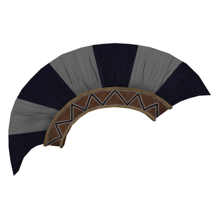 Blue/White Striped Vertical Plume Roblox item