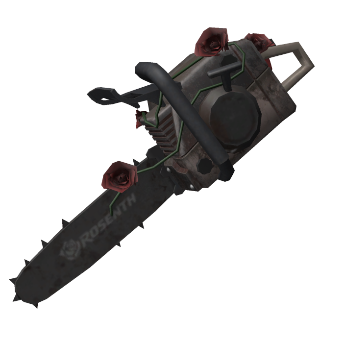 Chainsaw with Roses